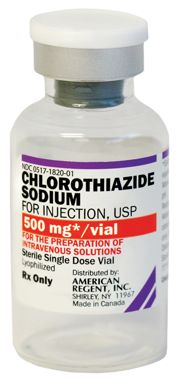 Chlorothiazide Sodium Vial