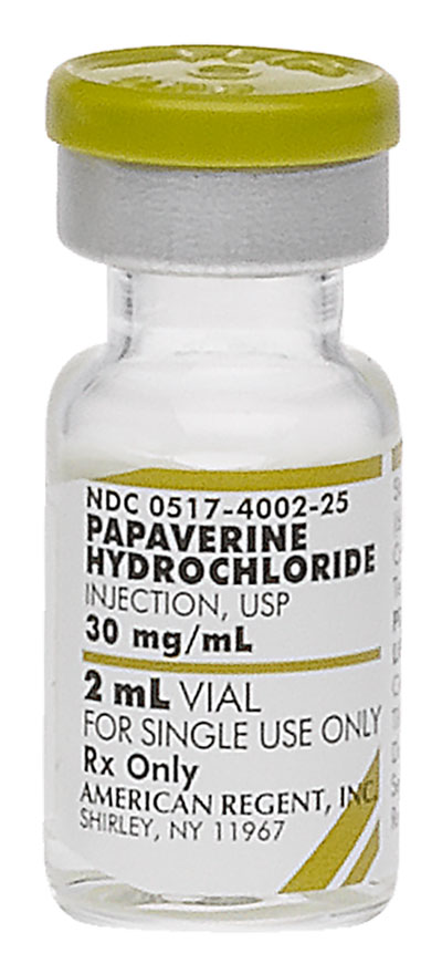 Papaverine Hydrochloride Inj USP 2 Ml 30 Mg Ml