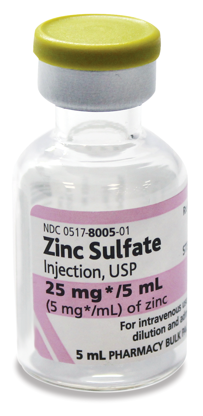 Zinc Sulfate  Vial Image