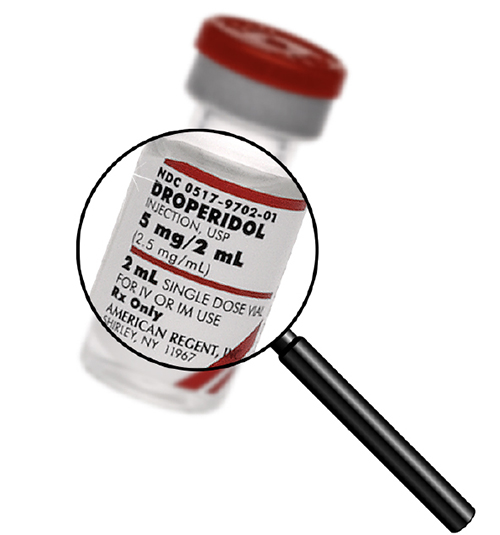 Droperidolvial Inmagnifyingglass